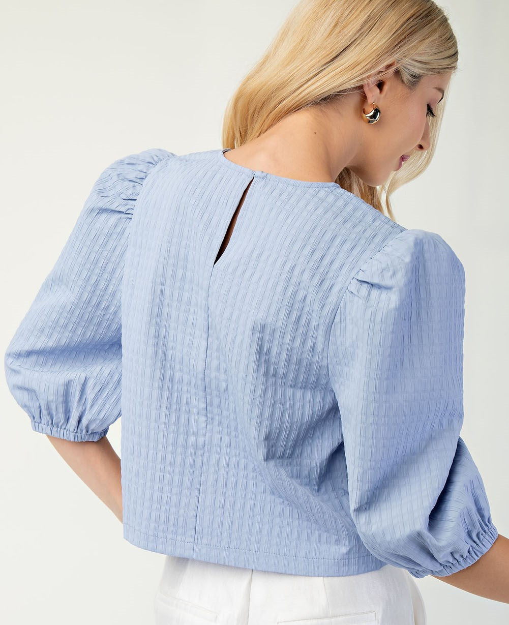 Fernanda Blue Top
