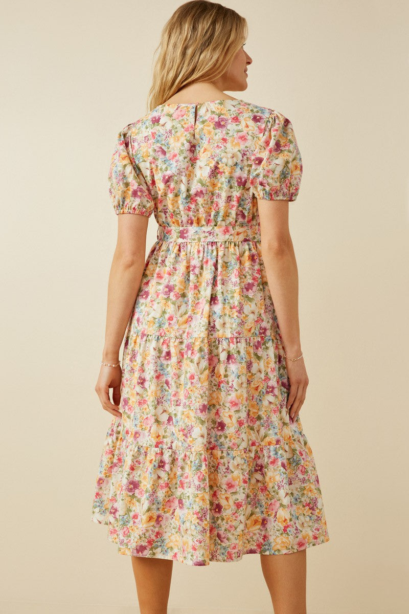 Sophia Babydoll Midi Dress