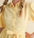 Load image into Gallery viewer, Marina Yellow Midi Dress