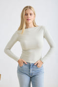 Load image into Gallery viewer, Adeline Light Olive Top