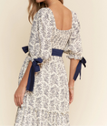 Load image into Gallery viewer, Brielle navy maxi dress