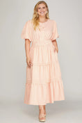 Load image into Gallery viewer, ARIA SOFT PINK DRESS-PLUS