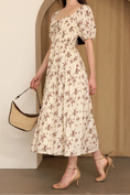 Load image into Gallery viewer, Beatrice floral midi dress