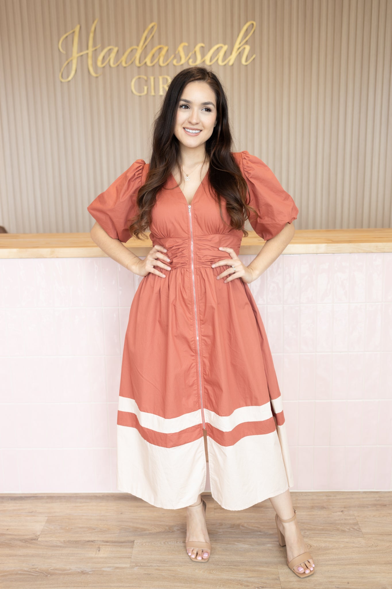 Kami Rust Dress