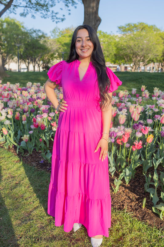 Danna Magneta Maxi Dress