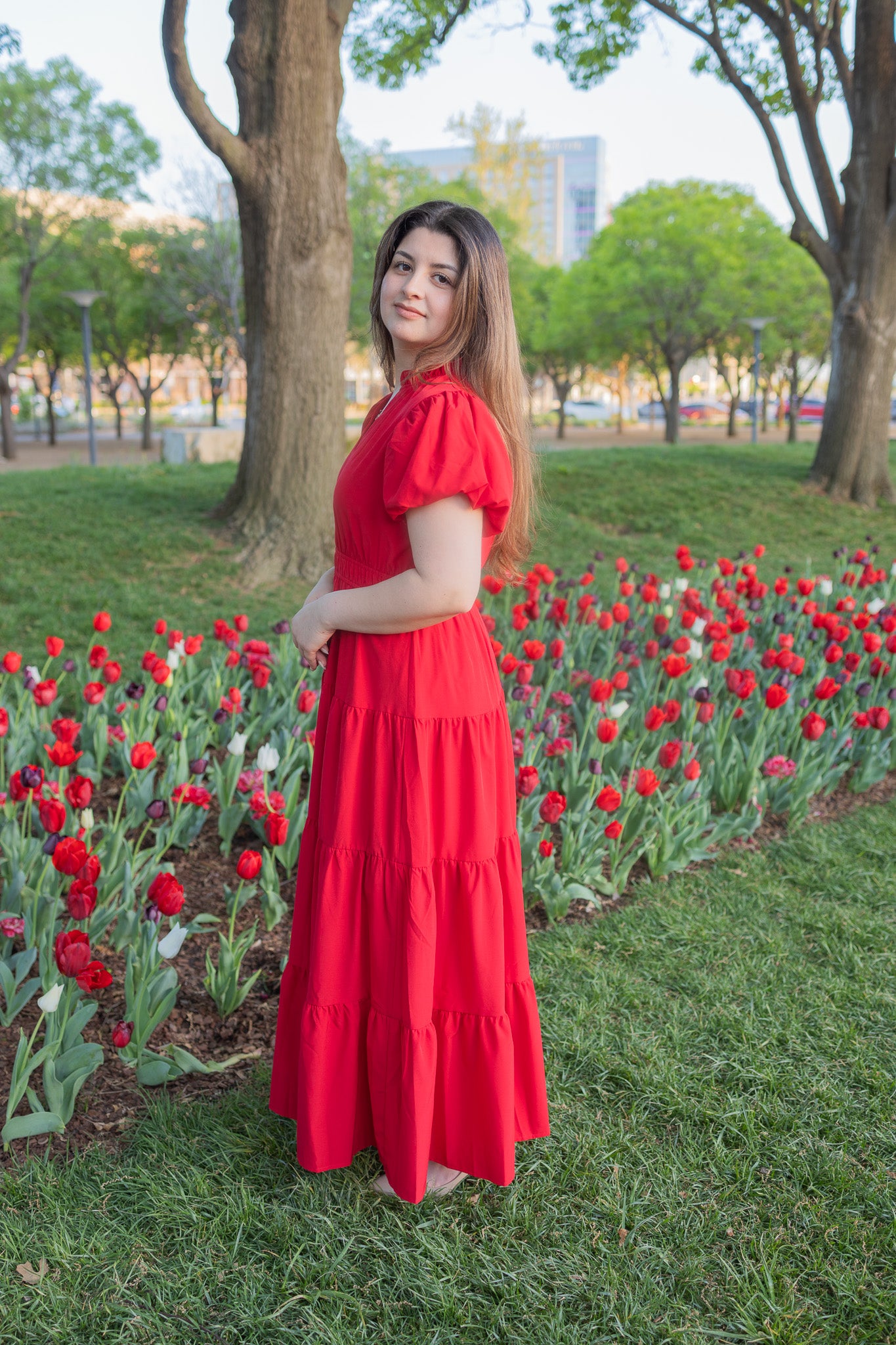 Danna Red Maxi Dress