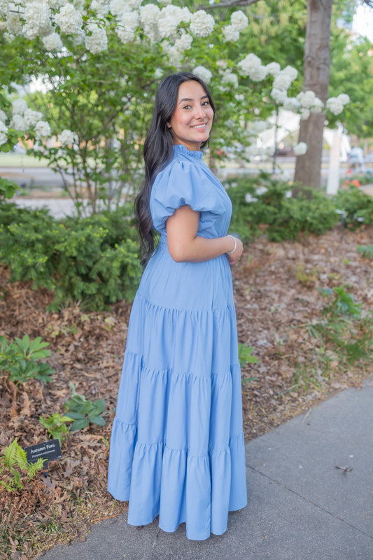 Danna Blue Maxi Dress