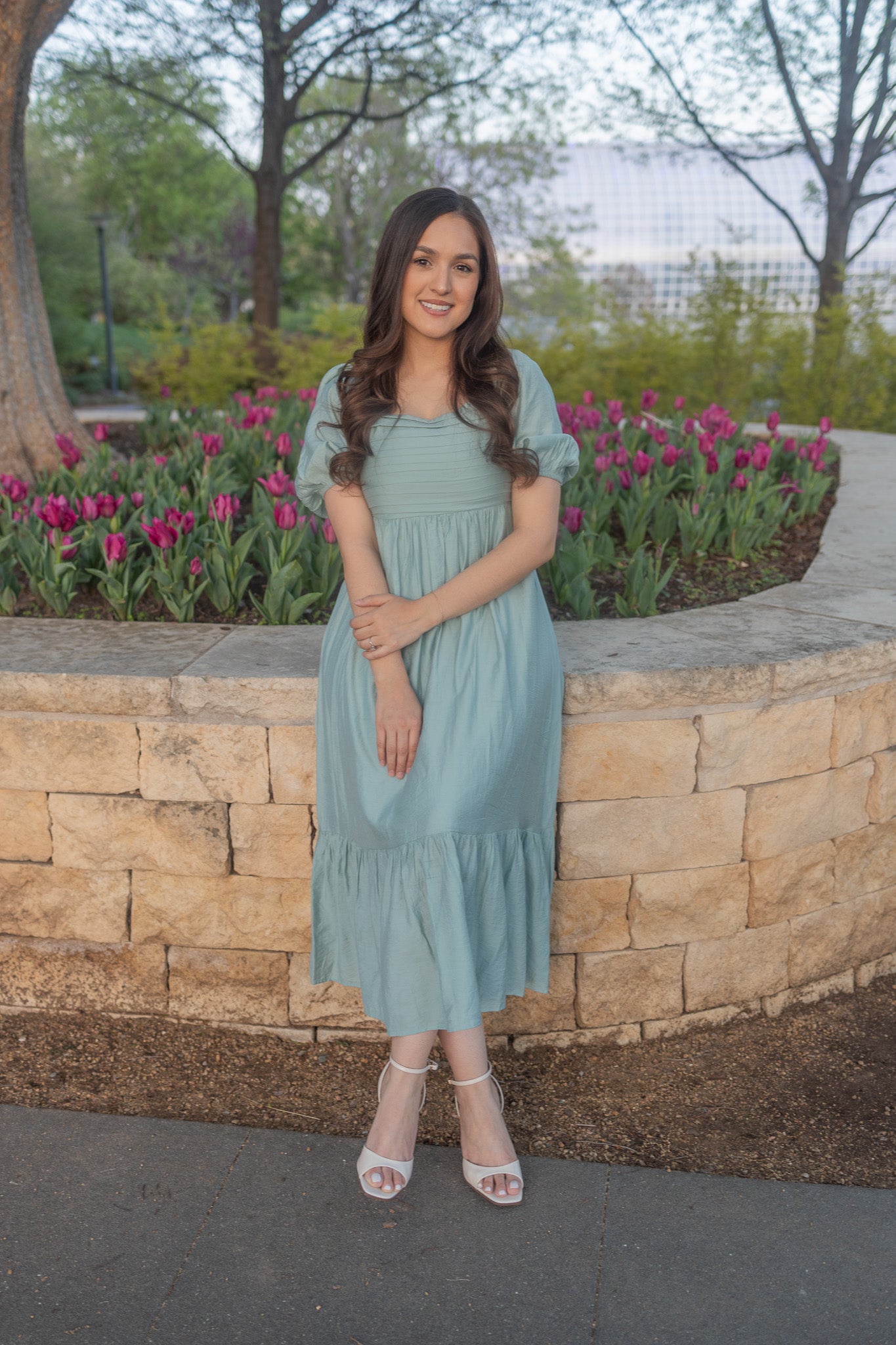 Norah Mint Midi Dress