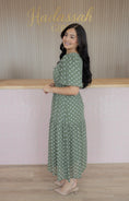 Load image into Gallery viewer, Ella olive midi dress