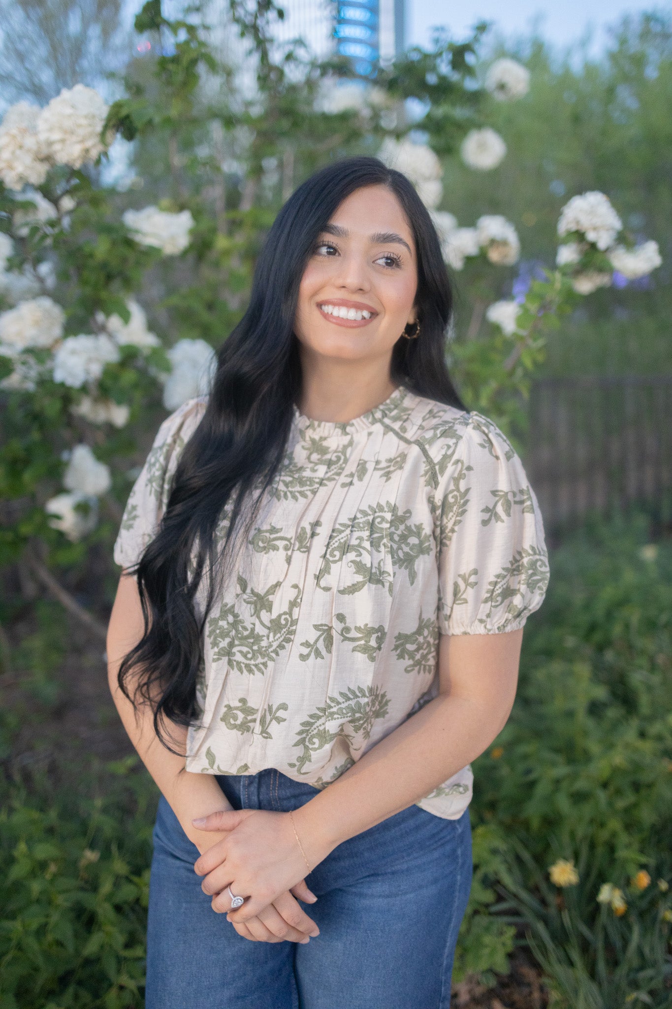 Iris Sage Blouse