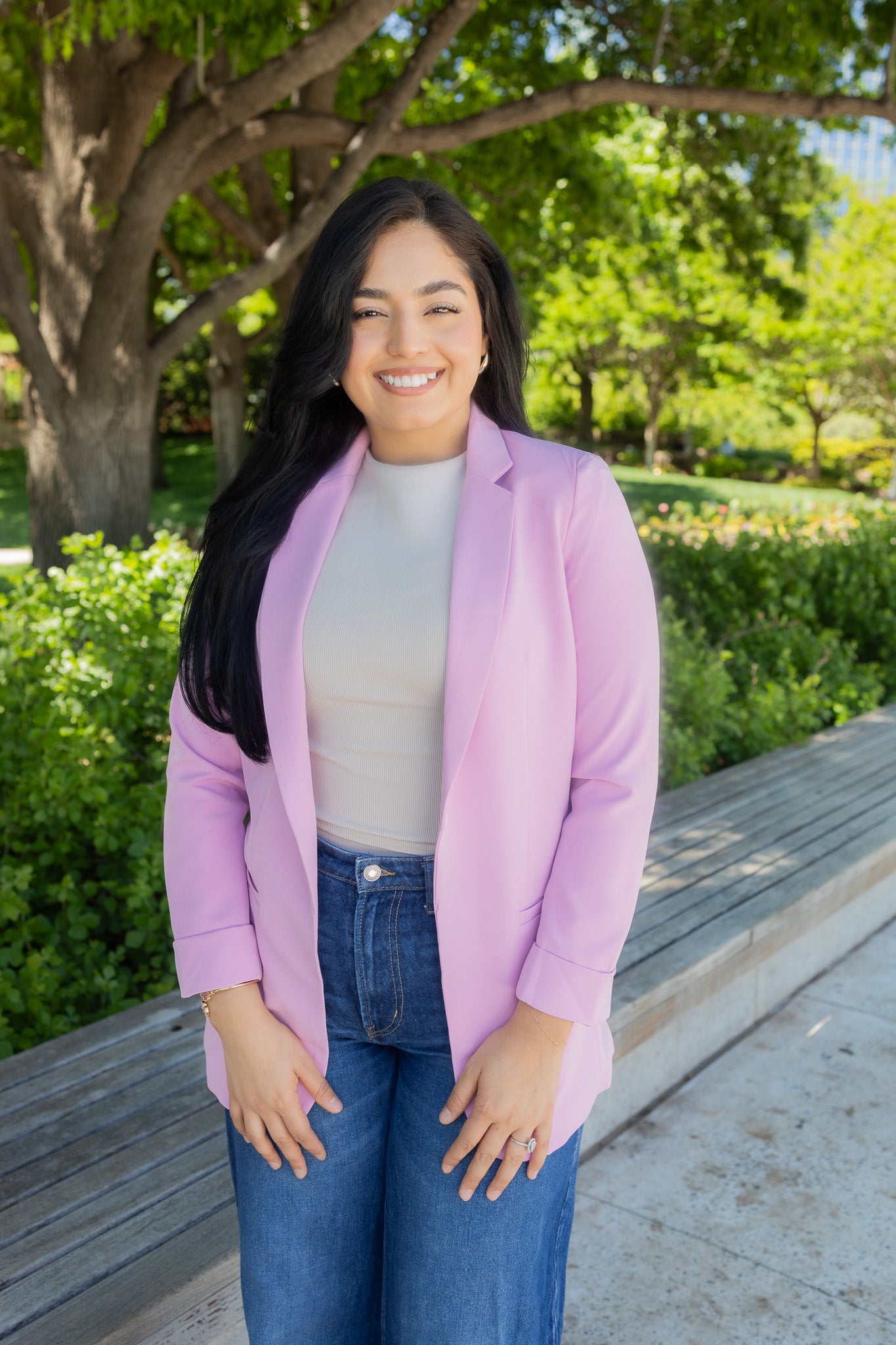 Adela Pink Blazer