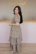 Load image into Gallery viewer, Brianna latte garden dress
