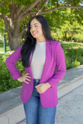 Load image into Gallery viewer, Adela Violet Blazer