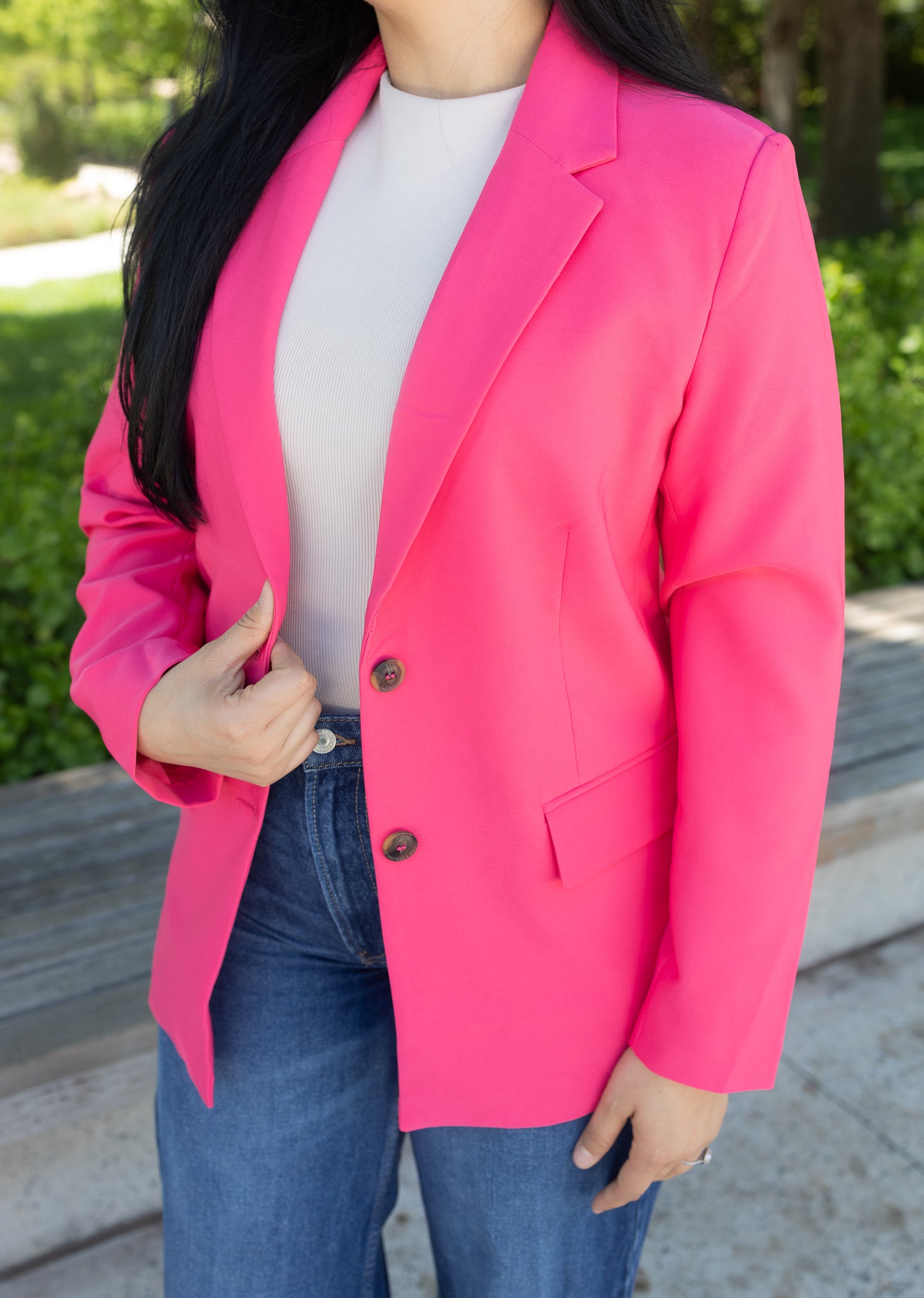 Elsa Fuchsia Blazer