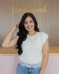 Load image into Gallery viewer, Penelope cream lace top