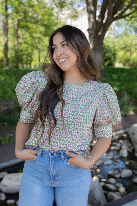Gala Floral Blouse