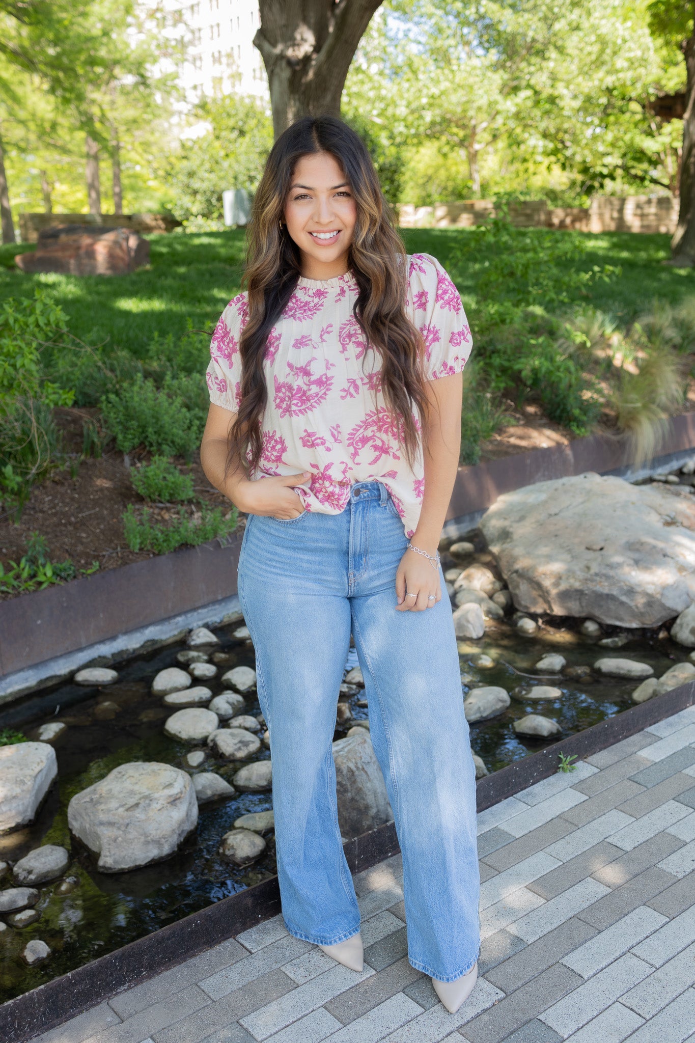 Iris Pink Blouse
