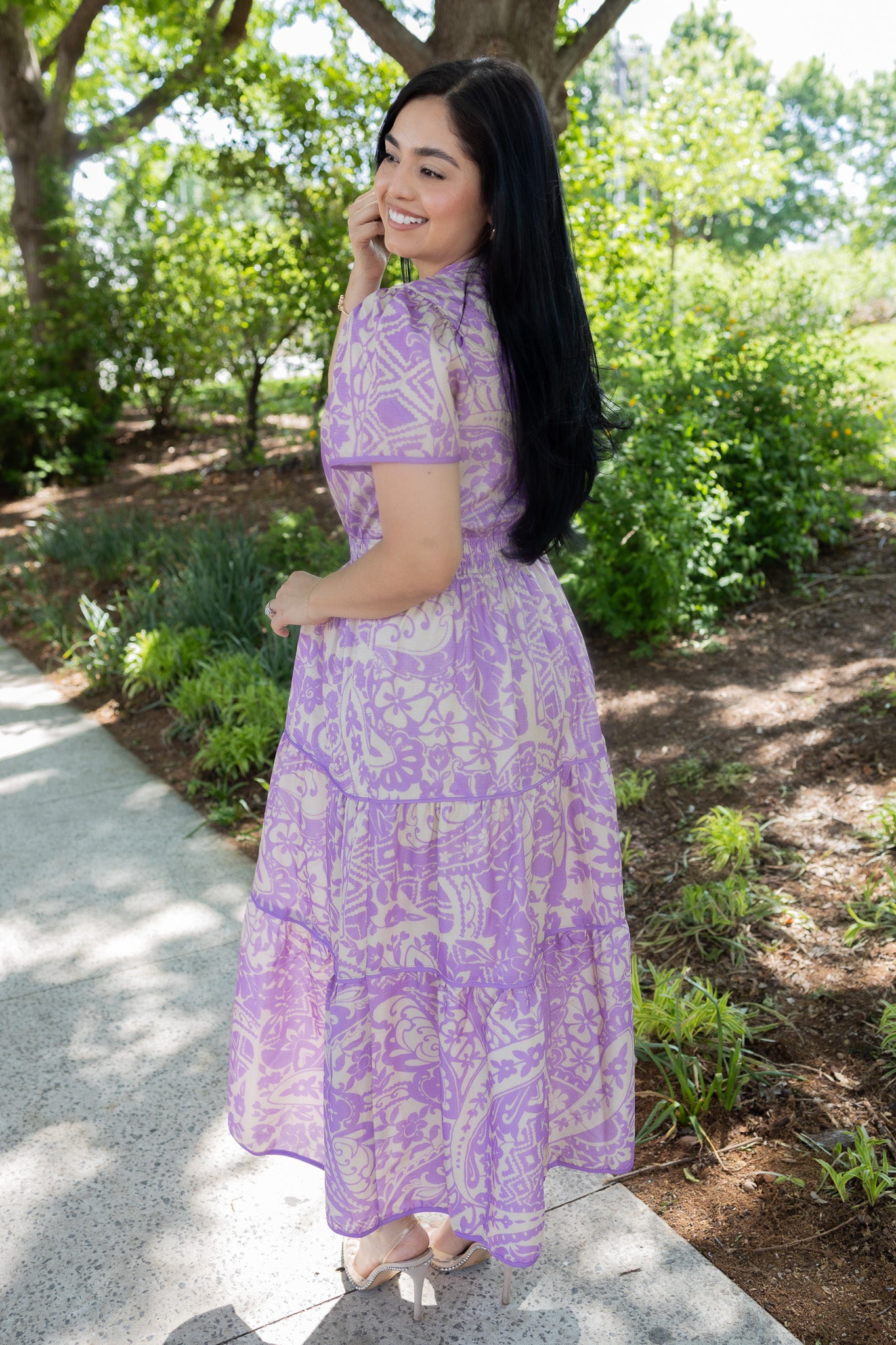 Ava Lavender Maxi Dress