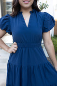 Load image into Gallery viewer, Danna Navy Maxi Dress