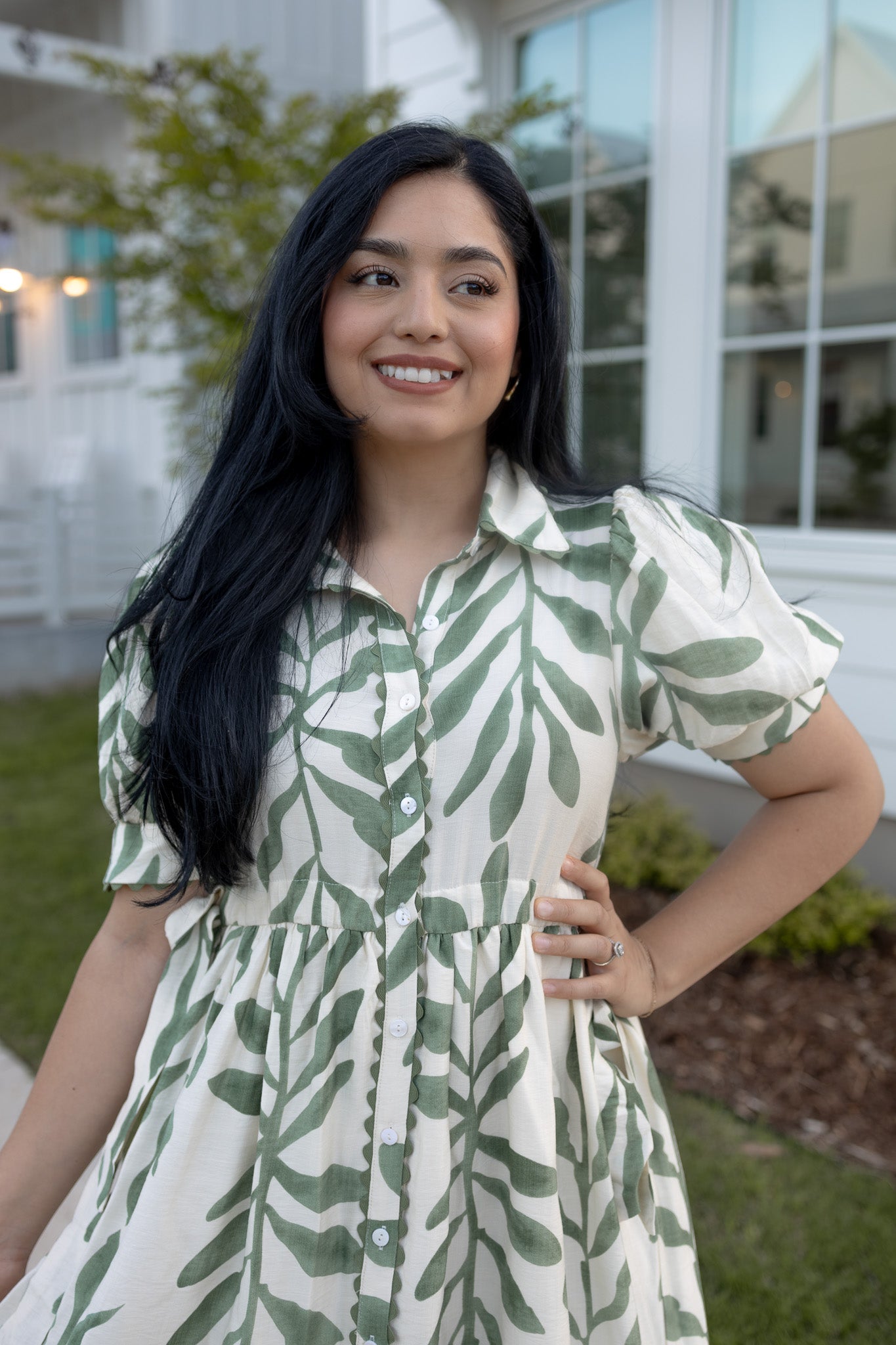 Sheilaa Green Maxi Dress