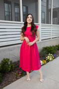 Load image into Gallery viewer, Antonella Fuchsia Midi Dress