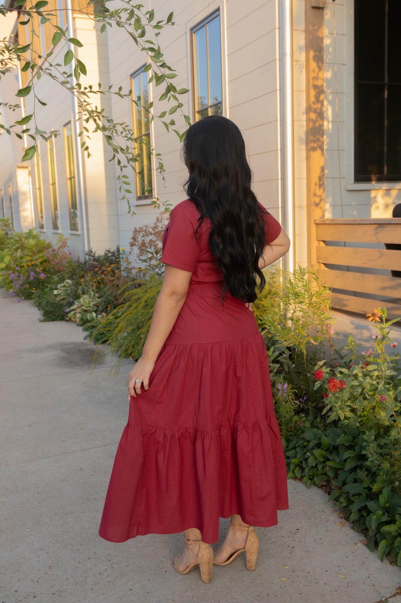 Lenore Red Maxi Dress