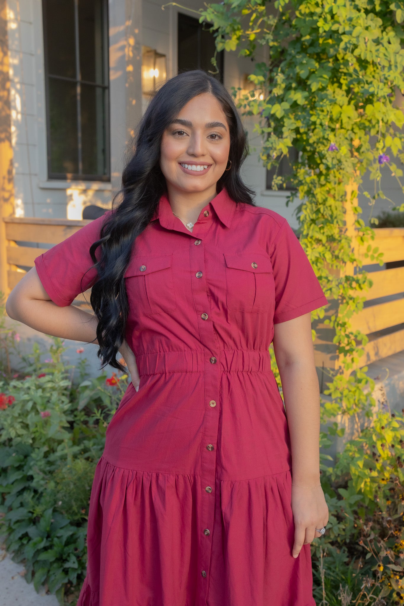 Lenore Red Maxi Dress