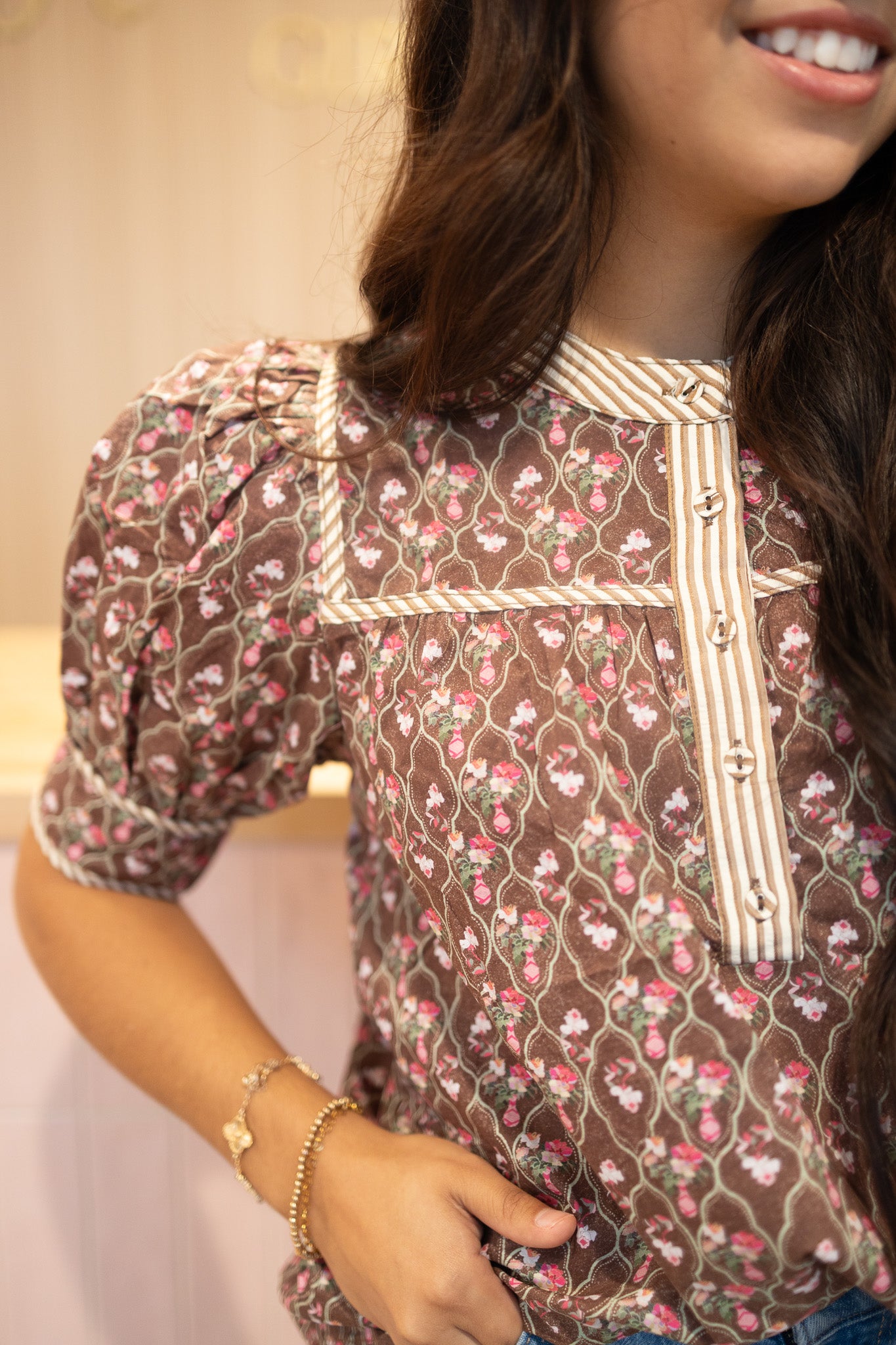 Karla Brown Blouse