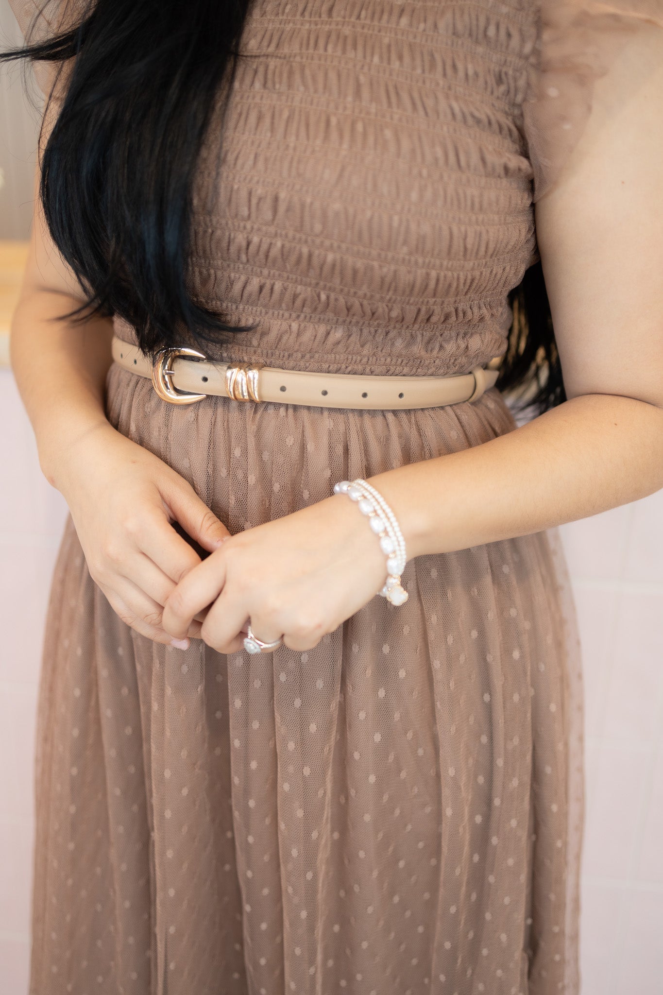 Megan Brown Midi Dress