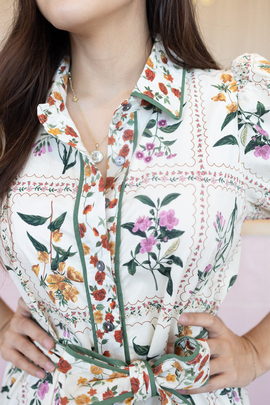 Saray Floral Maxi Dress