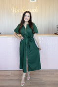 Load image into Gallery viewer, Melissa Green Midi Dress
