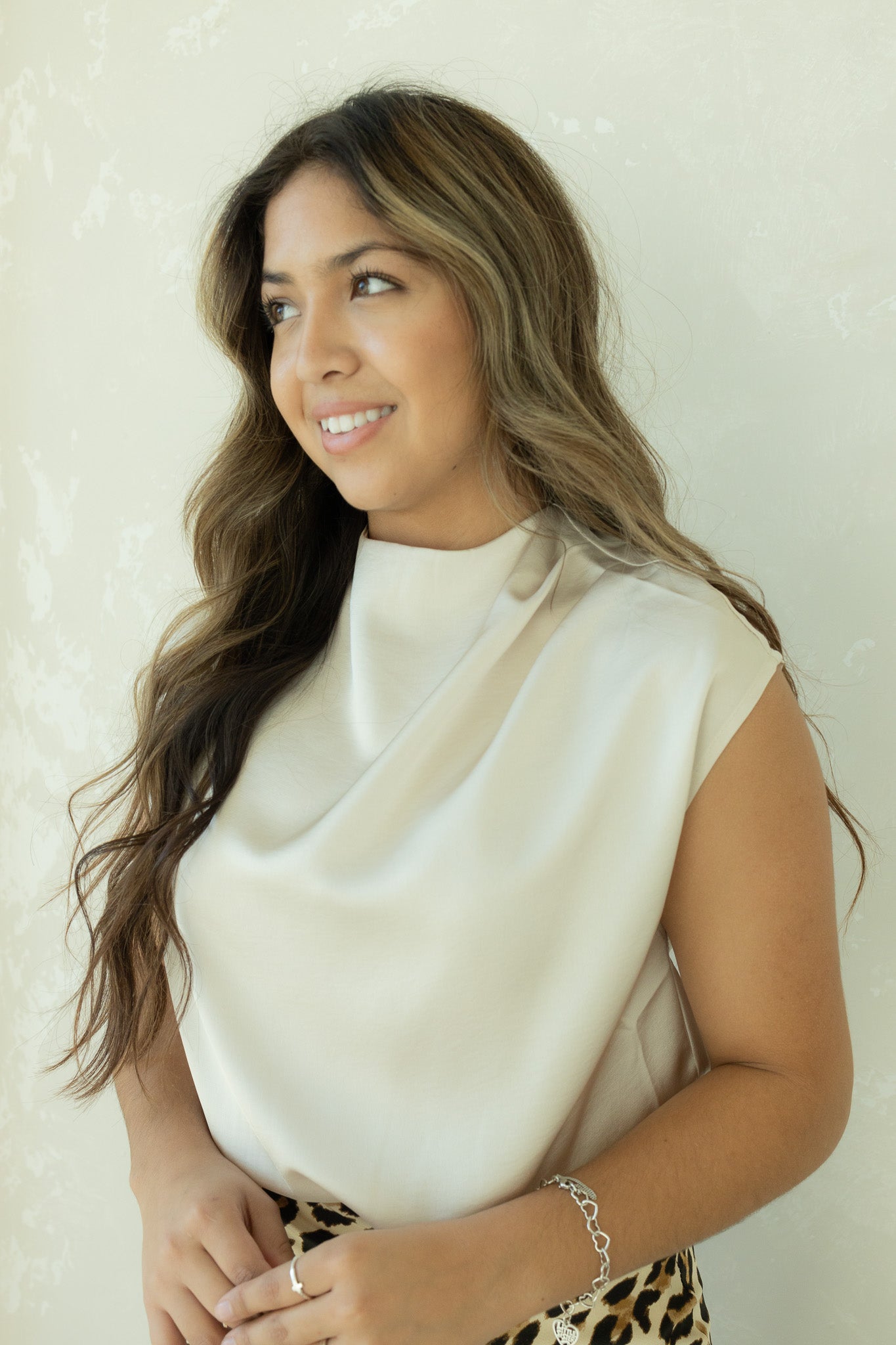 Leah Cream Blouse