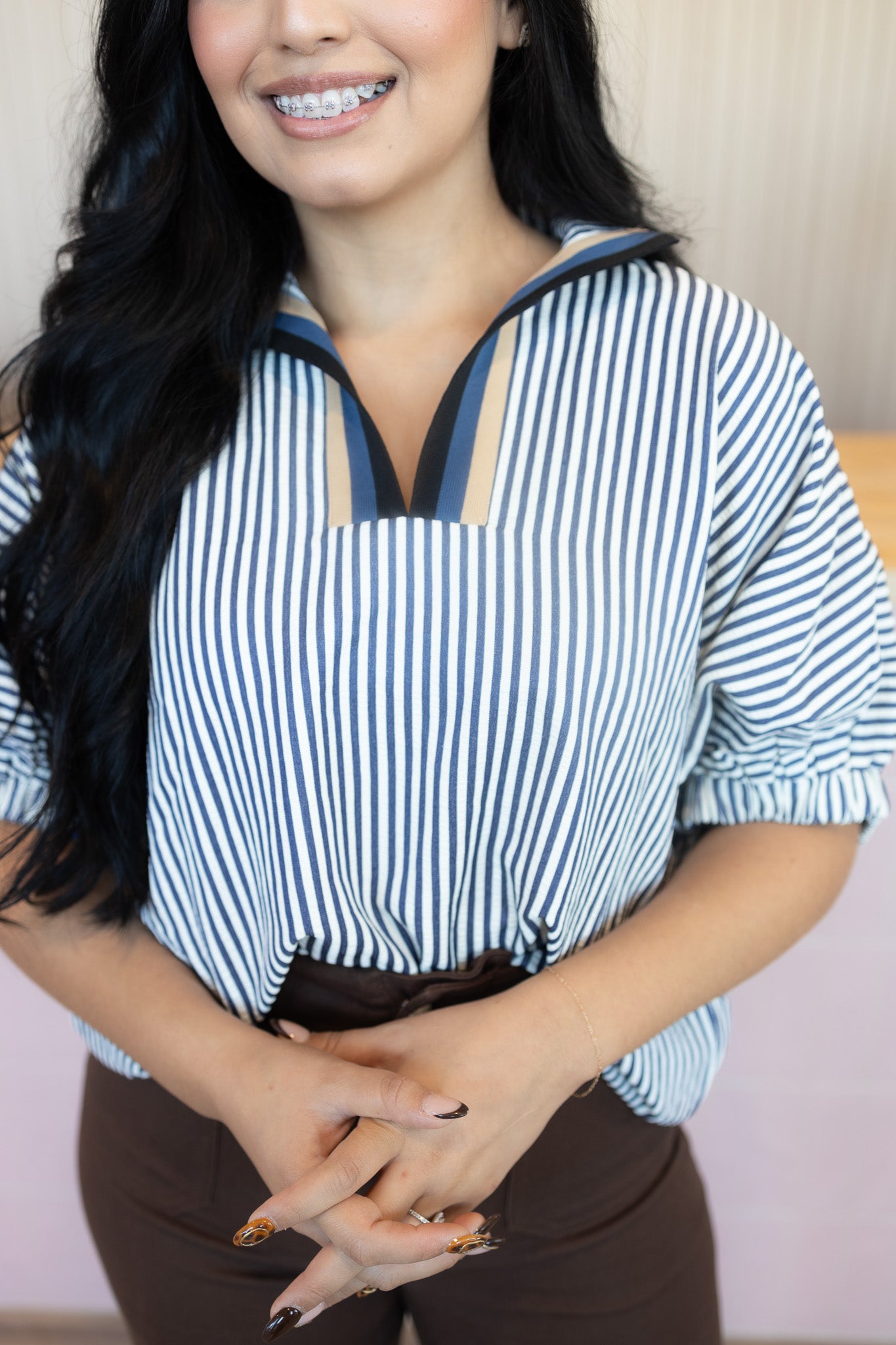 Belenn Navy Blouse