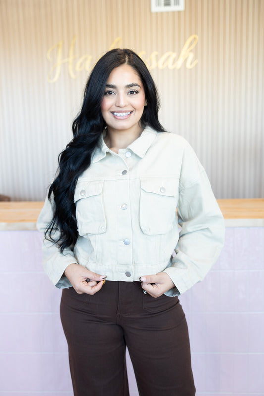 Azariah Cream Jacket