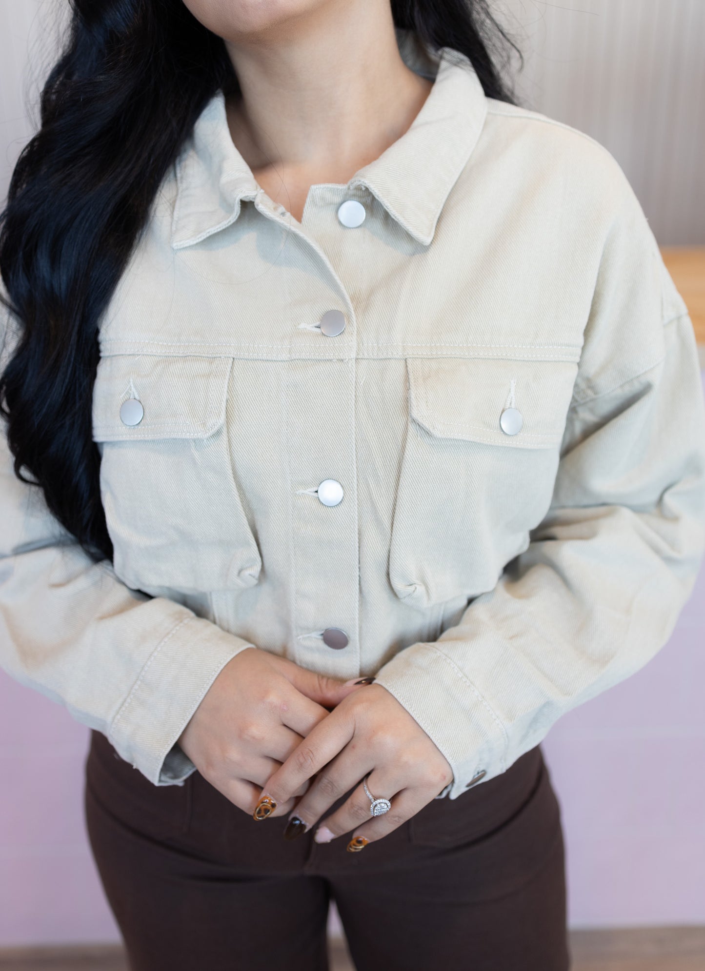 Azariah Cream Jacket