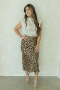 Load image into Gallery viewer, Izzy Taupe Cheetah Skirt