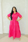 Load image into Gallery viewer, Tessie Fuchsia Maxi Dress