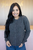 Load image into Gallery viewer, Thaily Charcoal Cardigan