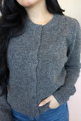 Load image into Gallery viewer, Thaily Charcoal Cardigan