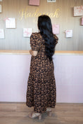 Load image into Gallery viewer, Asmery Brown Midi Dress