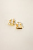 Load image into Gallery viewer, Squared Hoop Earrings