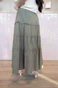 Load image into Gallery viewer, Raquel Green Maxi skirt