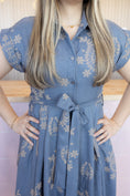 Load image into Gallery viewer, Eloise Denim Blue Maxi Dress