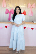 Load image into Gallery viewer, Cristal Blue Maxi Dress