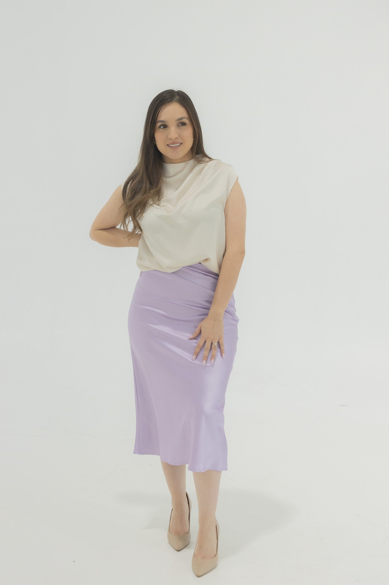 Sabrina Lavender Skirt
