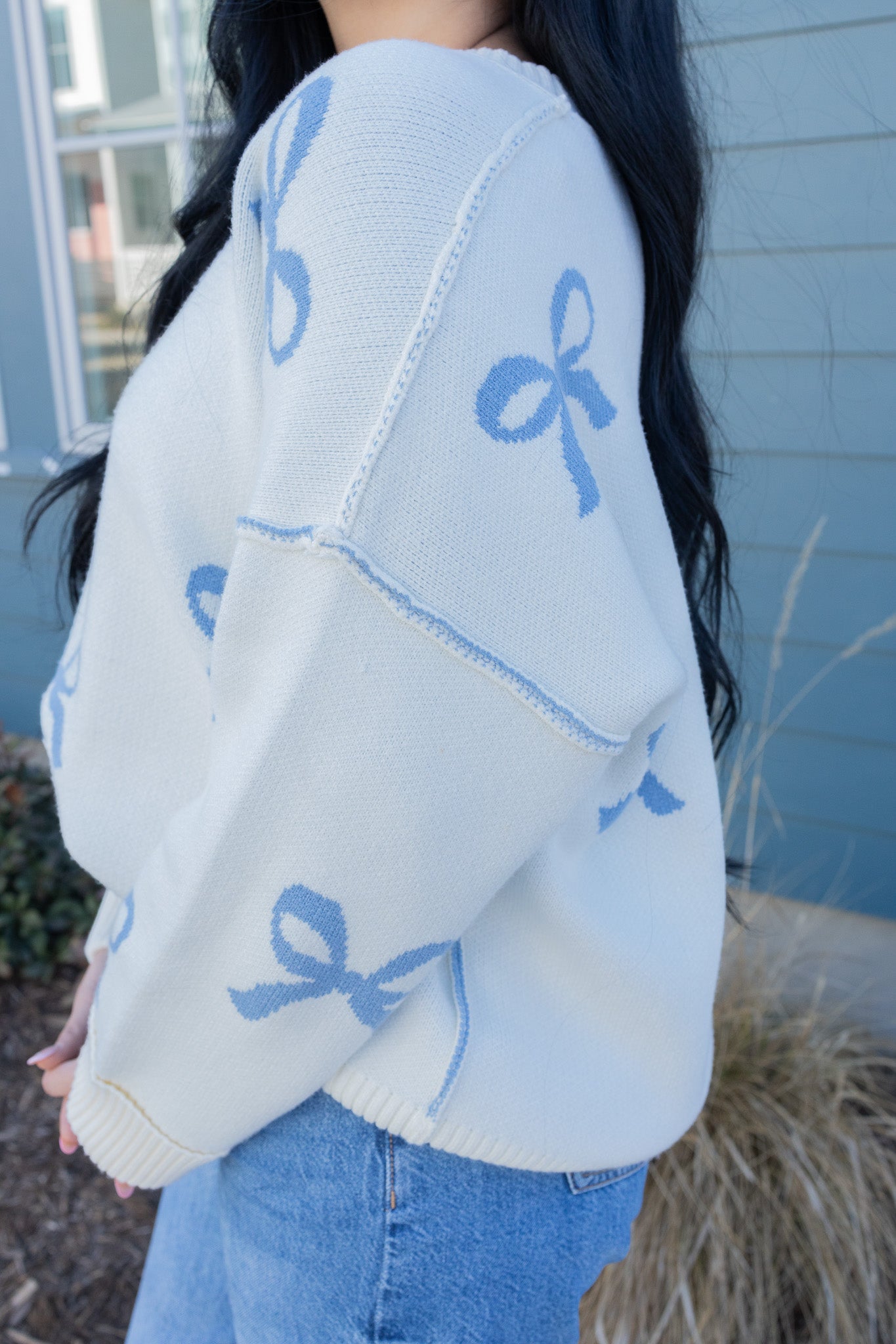 Blue Bow Swtaer