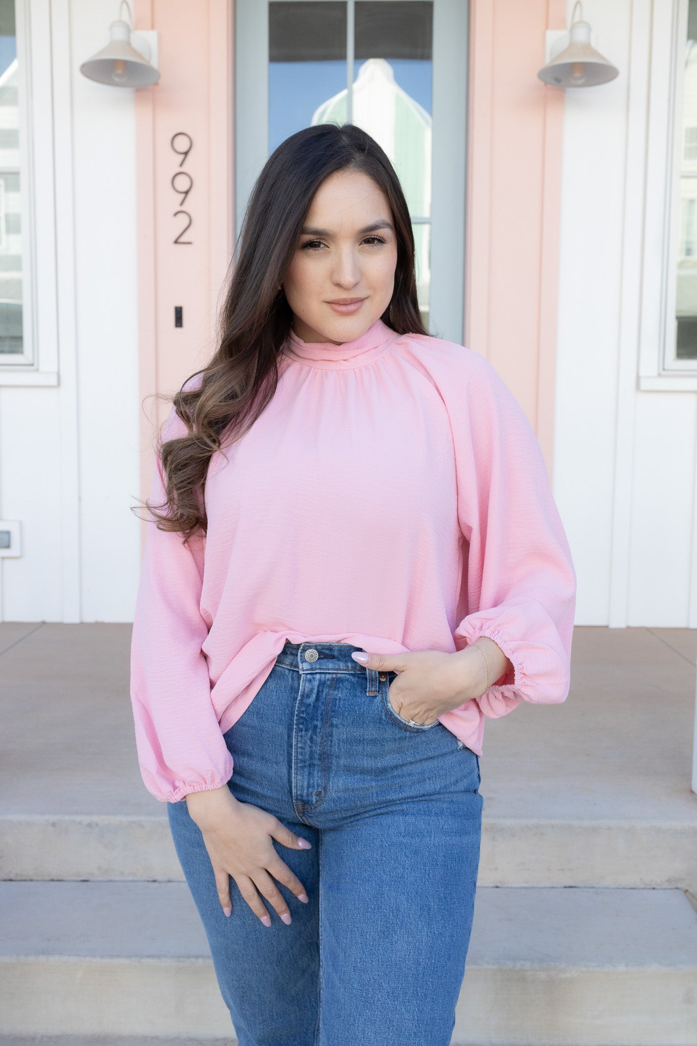 Tammy Pink Blouse