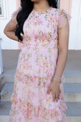 Load image into Gallery viewer, Flaxy Pink Midi Dress