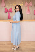 Load image into Gallery viewer, Mabel Blue Gingham Dress