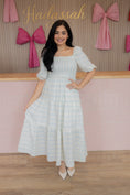 Load image into Gallery viewer, Dhalia Cream/Blue Dress